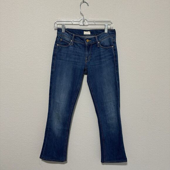 Mother The Runway Out Of The Blue Jeans Women’s Size 24 Denim Straight Leg - Picture 1 of 10